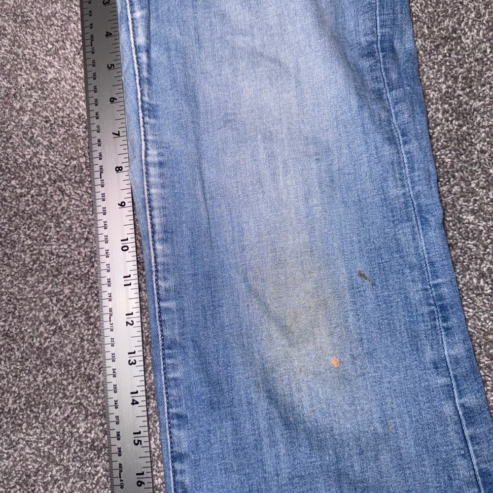American Eagle Womens Next Level Stretch High-Rise Flare Light Wash Denim Jeans - Picture 7 of 12